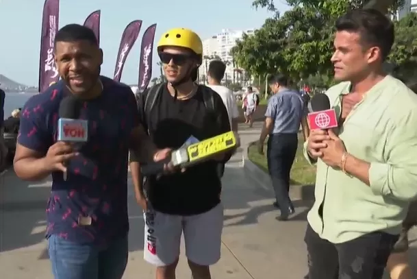 Christian Domínguez estuvo a la caza de infieles junto a Edson Dávila en América Hoy/Foto: América Hoy