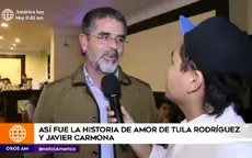 Javier Carmona: Las tiernas palabras que le dedicó a Tula Rodríguez en una de sus últimas apariciones públicas  - Noticias de javier-marchese