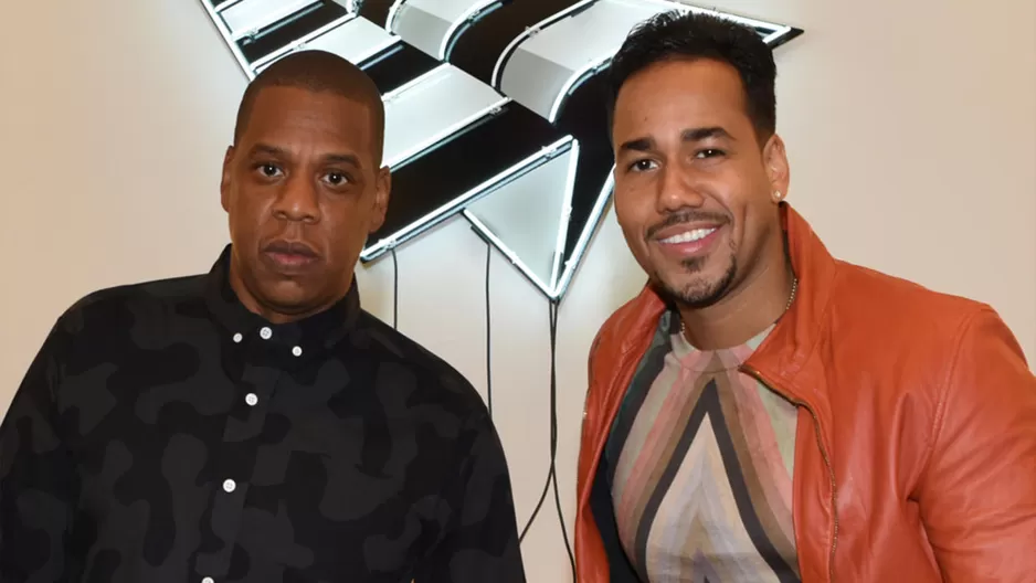 Jay Z y Romeo Santos. Foto: Univisión 