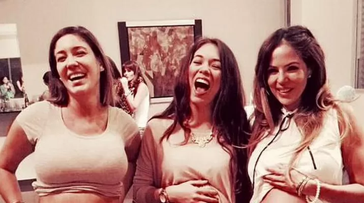 Jazmín Pinedo acompañó a Maricris Rubio en su baby shower. Foto: Twitter Oficial Jazmín Pinedo acompañó a Maricris Rubio en su baby shower. Foto: Twitter Oficial