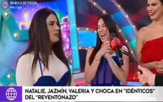 Jazmín Pinedo, Natalie Vértiz, Valeria Piazza y Choca conocieron a sus dobles  - Noticias de valeria-piazza