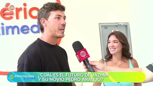 Pedro Araujo, pareja de Jazmín Pinedo, conversó en exclusiva con América Espectáculos / Captura