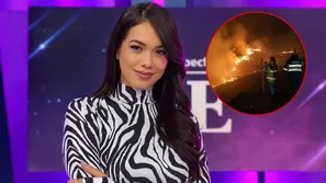 Jazmín Pinedo pide apoyo para regiones afectadas por incendios forestales / América Espectáculos / IG: @jazminpinedo