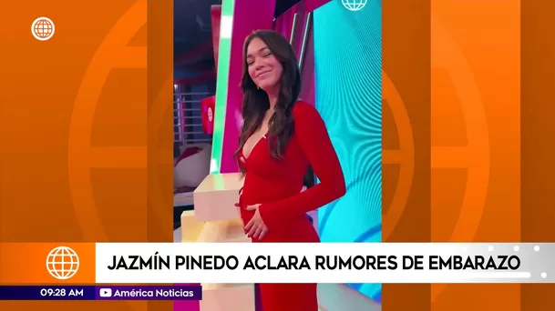 Hace unos días, Jazmín Pinedo protagonizó un sospechoso video que generó rumores de embarazo / América Espectáculos