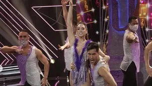  Jazmín Pinedo se salvó de la eliminación con salsa acrobática 