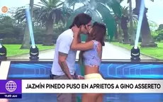 Jazmín Pinedo sin problemas por beso entre Gino Assereto y concursante Nadia Collantes - Noticias de jazmin-marquina