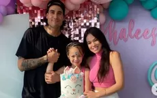 Jazmín Pinedo y Gino Assereto se juntaron para festejar los 7 años de su hija - Noticias de gino-pesaressi