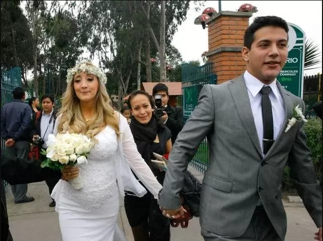 Romina y Jean Paul se casaron en una ceremonia civil privada en el 2015/ Foto: Diario OJO 