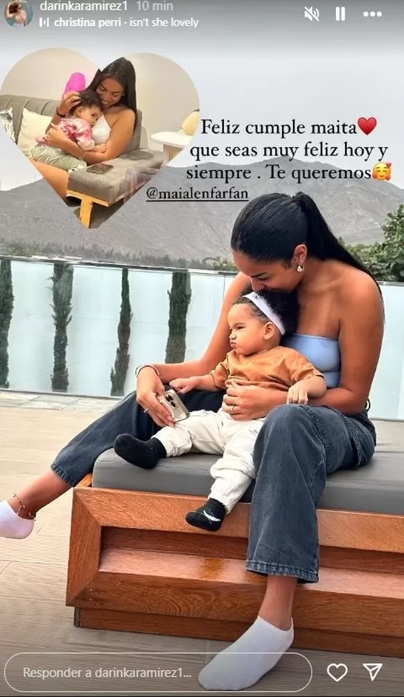 Darinka Ramírez saludó a Maialén Farfán por su cumpleaños / Instagram