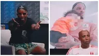 Jefferson Farfán mostró por primera vez el rostro de su última hija. Fuente: YouTube