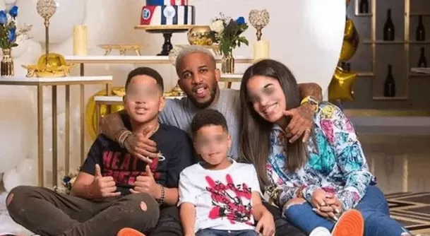 Jefferson Farfán junto a sus hijos. Fuente: Instagram