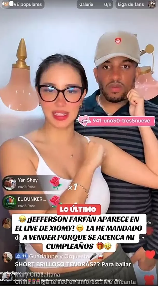 Jefferson Farfán 'manda' a vender ropa a Xiomy Kanashiro para que le compre costoso regalo de cumpleaños / TikTok: modoclip22
