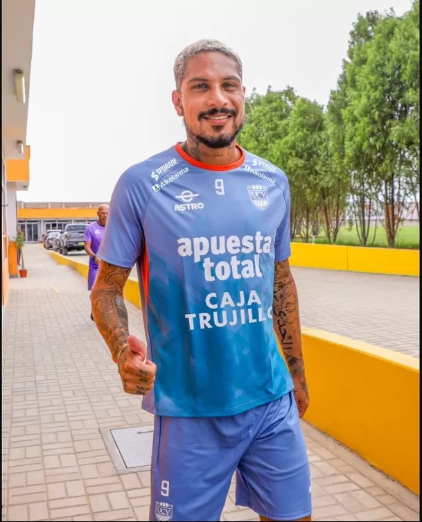 Paolo Guerrero entrenó por segundo día consecutivo en la villa poeta/Foto: UCV