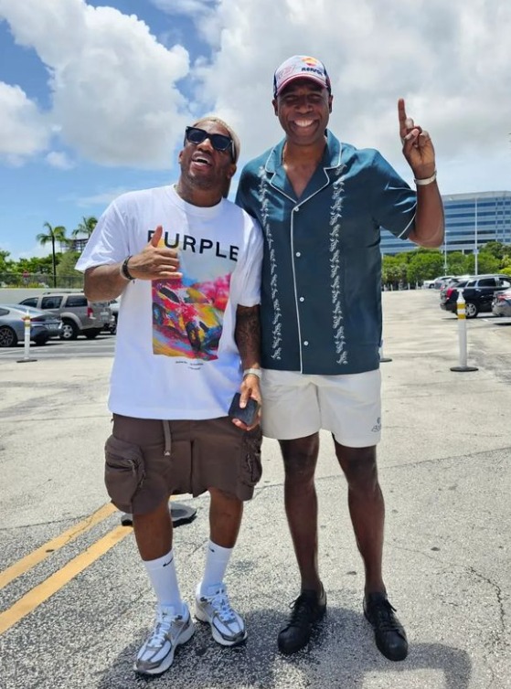 Tío y sobrino compartiendo en Miami | Imagen: Instagram