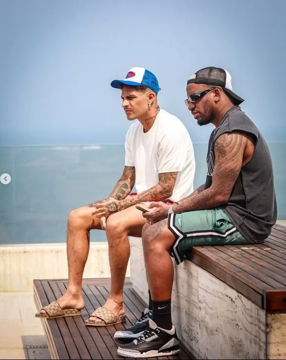 Jefferson Farfán y Paolo Guerrero se reencontraron en Brasil