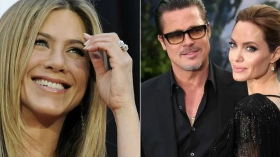 Jennifer Aniston atribuye al karma la separación de Brad y Angelina