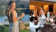 Jennifer Lopez cumplió 54 años y celebró con sexy baile sobre la mesa