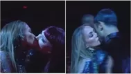 Jennifer López se besó con sus bailarines en los AMAs 2025