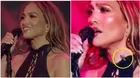 Jennifer Lopez: se le sube un grillo durante show y así reaccionó