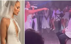 Jennifer López y Ben Affleck: Filtran video del baile que la cantante le hizo al actor durante su boda   - Noticias de Ben Affleck