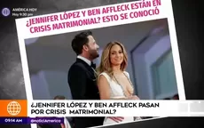 ¿Jennifer López y Ben Affleck pasan por crisis matrimonial? - Noticias de Ben Affleck