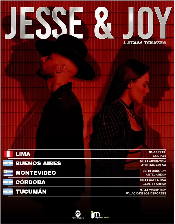Jesse & Joy vuelve a Lima en octubre / Instagram