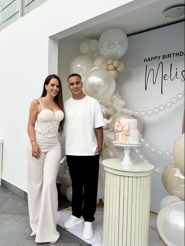 Melissa Klug cumplió 42 años el pasado 3 de febrero y celebró con Jesús Barco, familiares y amigos / Instagram