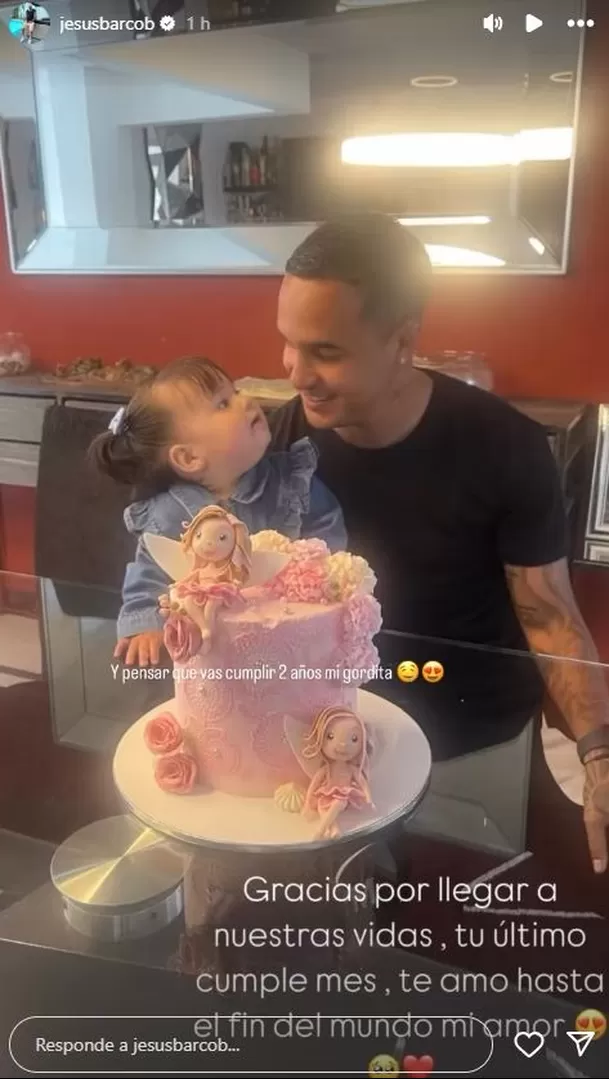 Jesús Barco recuerda un tierno momento de su hija en medio de crisis con Melissa Klug / Instagram Jesús Barco recuerda un tierno momento de su hija en medio de crisis con Melissa Klug / Instagram