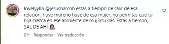 Jesús Barco: usuarios le piden separarse de Melissa Klug