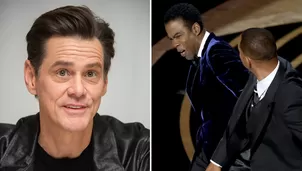 Jim Carrey opinó sobre agresión de Will Smith contra Chris Rock en los Oscar 2022.