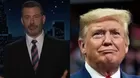 Jimmy Kimmel volvió a show y arremetió contra Donald Trump