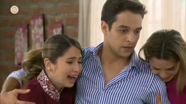 Alessia, Cristóbal y Macarena lloraron por la muerte de Diego. Fuente: AméricaTV