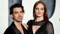 Joe Jonas y Sophie Turner se declaran la guerra por la custodia de sus hijas. Fuente: AFP