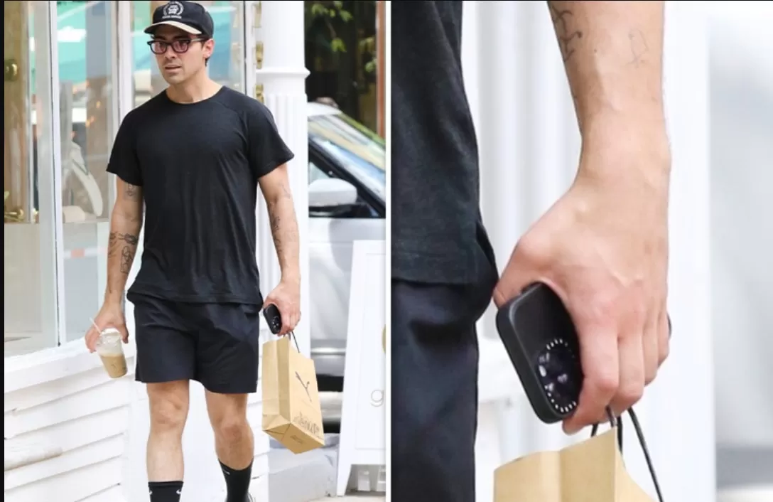 Joe Jonas caminando sin utilizar anillo de bodas/ Foto: TMZ