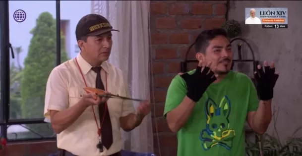 Joel quedó decepcionado con el obsequio de Cristóbal/América TV Joel quedó decepcionado con el obsequio de Cristóbal/América TV