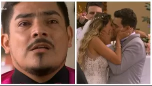 Joel lloró al ver a Macarena casada con Mike. Fuente: AméricaTV