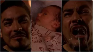 Joel tiene tremenda recibida de su bebé y lo orina en la cara mientras le cantaba / AméricaTV