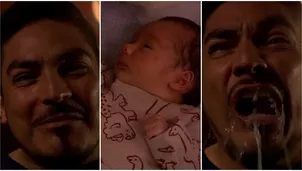 Joel tiene tremenda recibida de su bebé y lo orina en la cara mientras le cantaba / AméricaTV