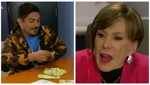 Joel sorprendió a Francesca al ofrecerle 100 tarjetas de su pollada ‘Pro Matriqui’