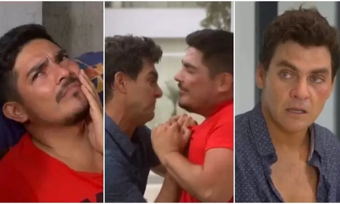 Joel y Mike se agarraron a golpes en la calle y uno se llevó la peor parte