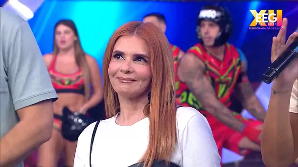 Johanna San Miguel pidió "disculpas" por su tardanza en EEG. Fuente: AméricaTV Johanna San Miguel pidió "disculpas" por su tardanza en EEG. Fuente: AméricaTV