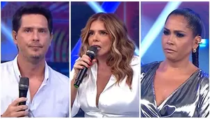 Johanna San Miguel enfrentó a Katia Palma y Christian Rivero por llegar tarde. Fuente: AméricaTV