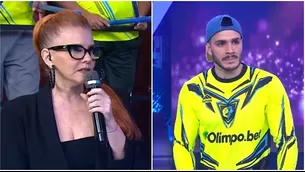 Johanna San Miguel se molestó tras derrota de los guerreros. Fuente: AméricaTV