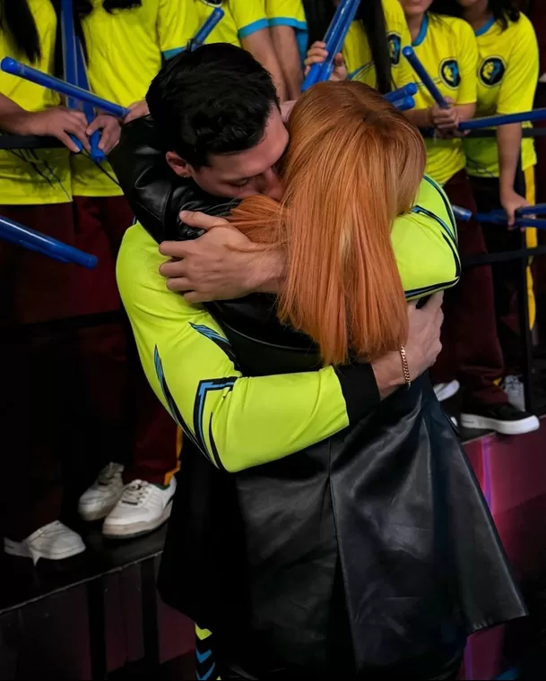 El fraterno abrazo de Johanna San Miguel y Patricio Parodi / Instagram