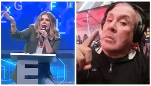 Johanna San Miguel protagonizó un tenso cruce de palabras con Mister G. Fuente: AméricaTV