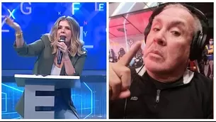 Johanna San Miguel protagonizó un tenso cruce de palabras con Mister G. Fuente: AméricaTV