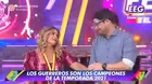 Johanna San Miguel y Gian Piero se despiden entre llantos tras separarse en la conducción