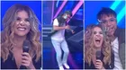 Johanna San Miguel y Renzo Schuller se agarraron a tortazos en vivo por todo el set