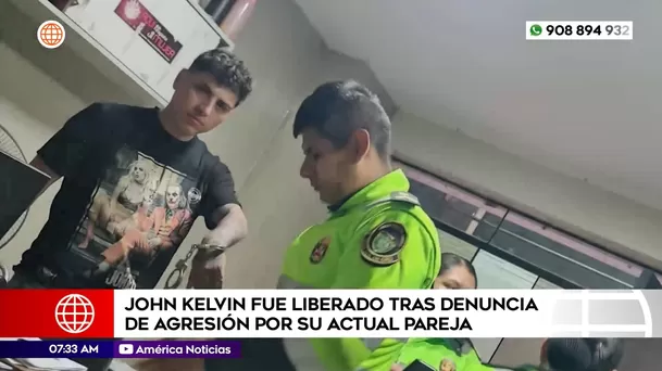 John Kelvin fue denunciado por agredir a Glenda Rodríguez / América Noticias