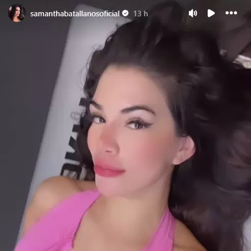 Samantha Batallanos no se ha pronunciado al respecto/Foto: Instagram